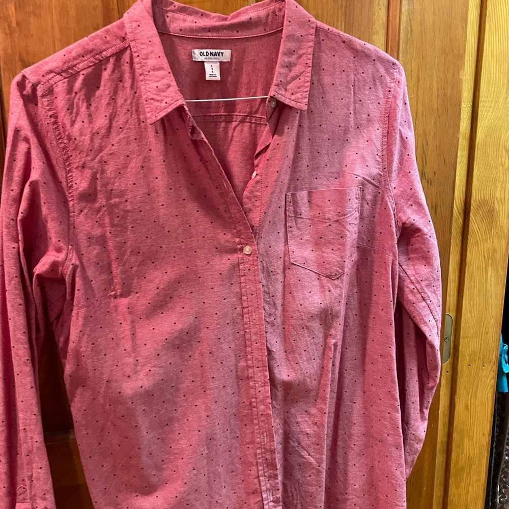 Red blouse